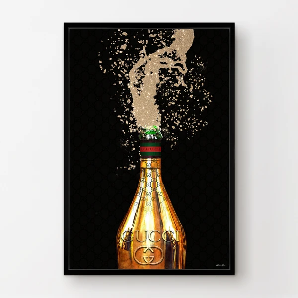 Italian Champagne - Embellished Canvas 1 Italian Champagne - Embellished Canvas