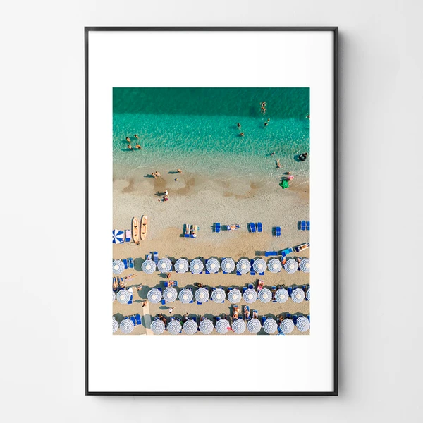 Blue And White Umbrellas 1 Blue And White Umbrellas