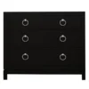 Artisan 4 Drawer Dresser - Black/Silver
