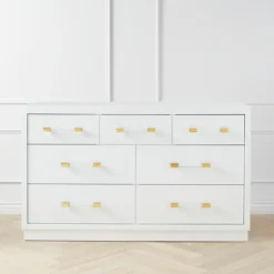 Astoria 7 Drawer Dresser - White