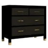 Monterey 4 Drawer Dresser - Black