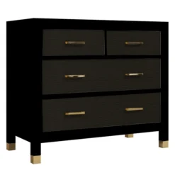 Monterey 4 Drawer Dresser - Black