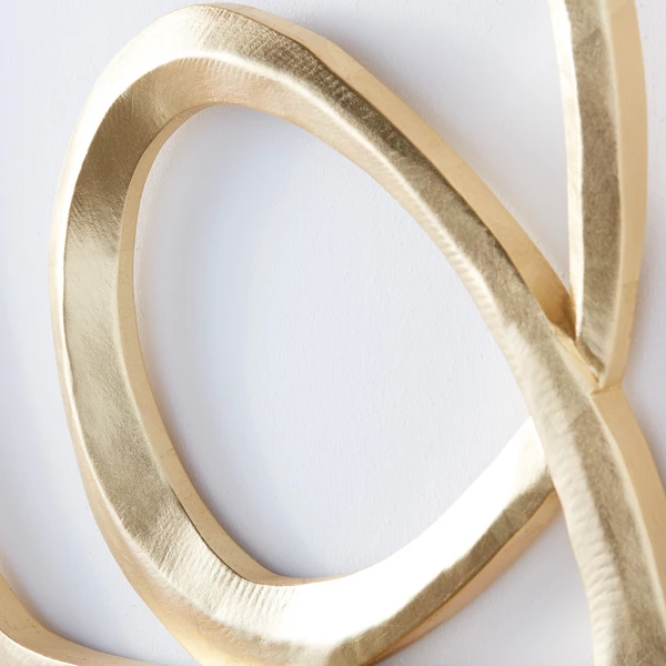 Infinity 2 Wall Decor - Gold 2 Infinity 2 Wall Decor - Gold - Image 2