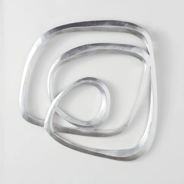 Infinity 2 Wall Decor - Silver 1 Infinity 2 Wall Decor - Silver