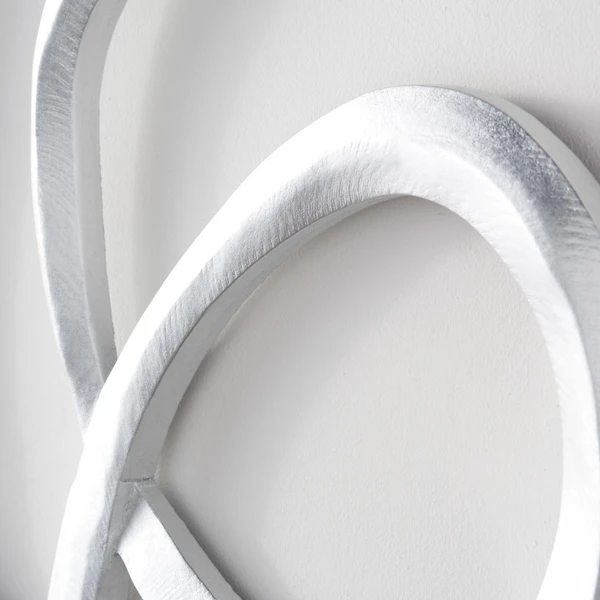 Infinity 2 Wall Decor - Silver 2 Infinity 2 Wall Decor - Silver - Image 2