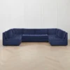 Eli Armless U Sectional - 3 PC