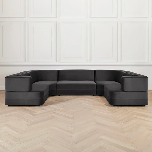 Bergamo U Sectional - 5 PC 1 Bergamo U Sectional - 5 PC