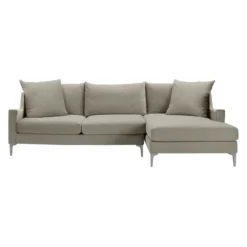 Details Slope Arm Chaise Sectional - 2PC