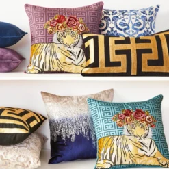 Cace Pillow Collection - Black/Gold -LOVESE Furniture Shop webimage Garden Party Pillows 620721119 620721122 620721120 03 square