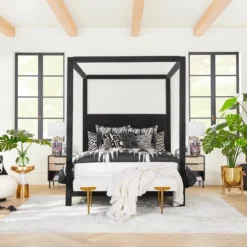 Nikki Chu - Amani Bedding - Charcoal -LOVESE Furniture Shop webimage Nikkichu Bedroom1 13 01 full crop