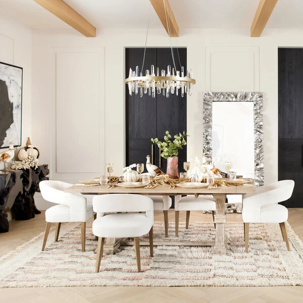 Archer Natural Grey Extending Dining Table 7 Archer Natural Grey Extending Dining Table - Image 7